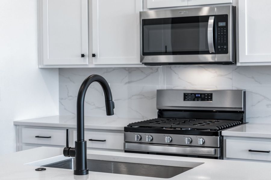 Close-up of interior finishes inside a home in Westside Crossing, Berthoud (Image 11).