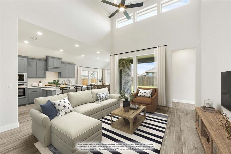 Furnished interior view inside a new home in Sable Creek, Sanger (Image 18). Furnished interior view inside a new home in Sable Creek, Sanger (Image 18).