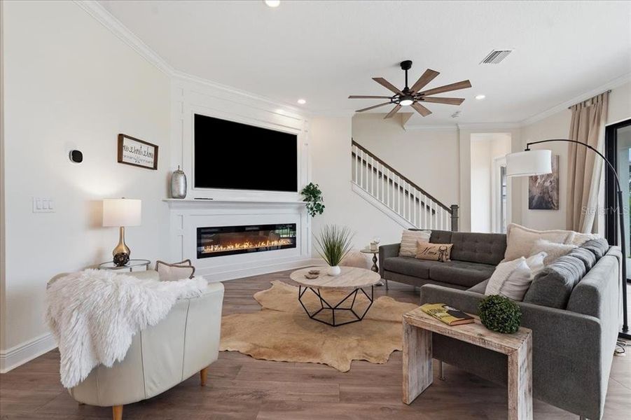 Furnished interior view inside a new home in , San Antonio (Image 11).