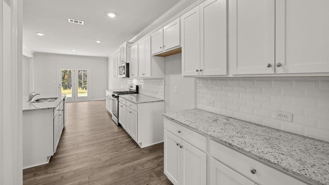 Furnished interior view inside a new home in Parkside at Carter Grove, Cartersville (Image 6).