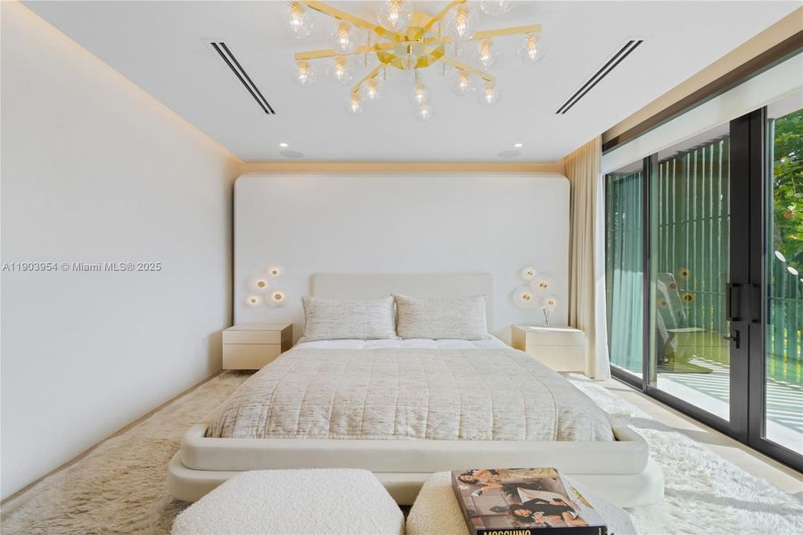 Furnished interior view inside a new home in , Miami Beach (Image 7).