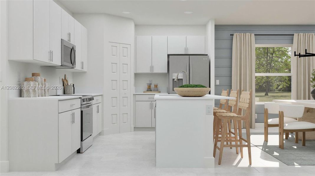 Furnished interior view inside a new home in Verdana Grove, Miami (Image 10).