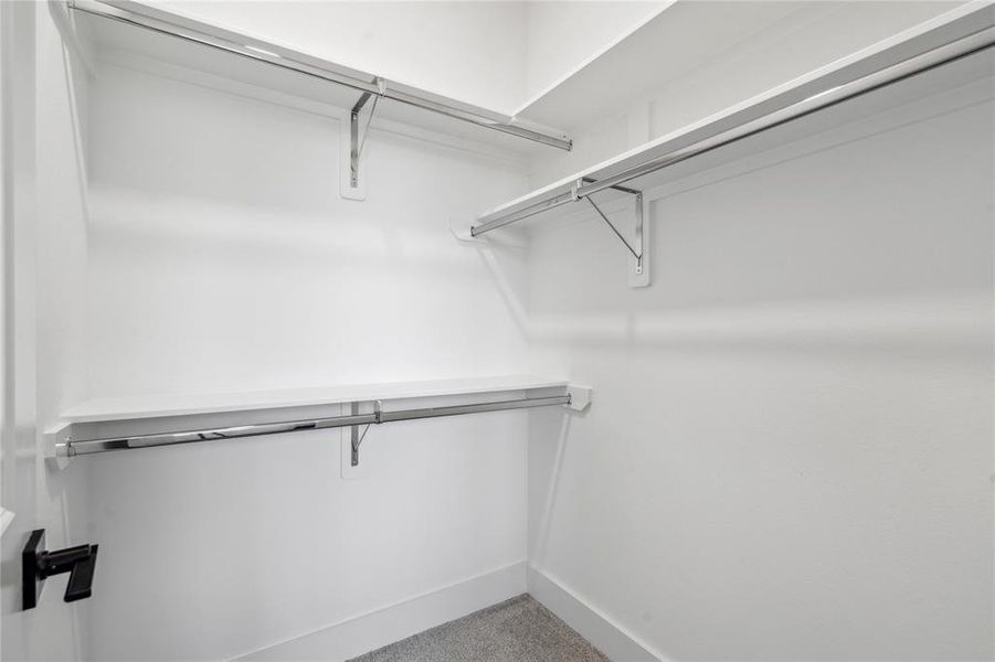 A truly rare find in a secondary bedroom at this price-point which is a stunning walk in closet.