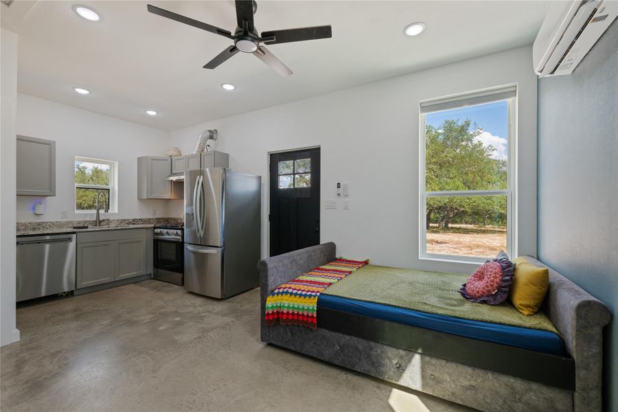 Furnished interior view inside a new home in , Dripping Springs (Image 29).