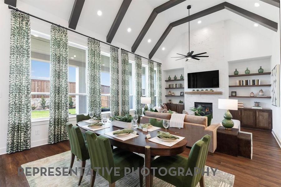 Furnished interior view inside a new home in Goodland, Midlothian (Image 24).