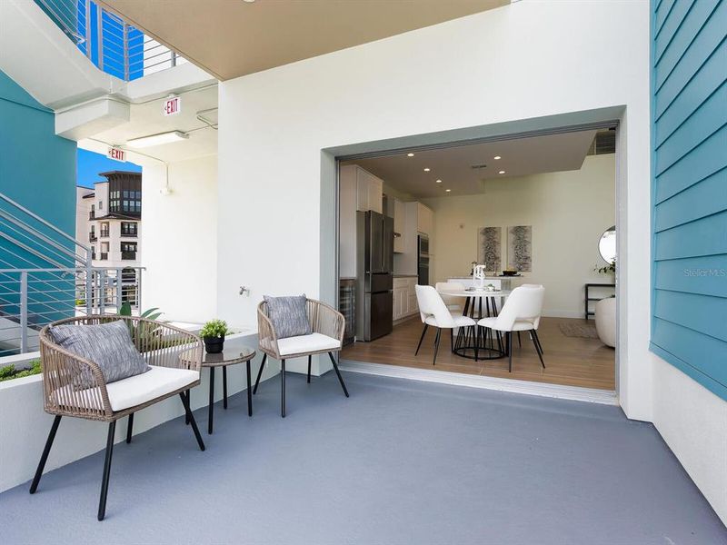 Furnished interior view inside a new home in , Sarasota (Image 49).