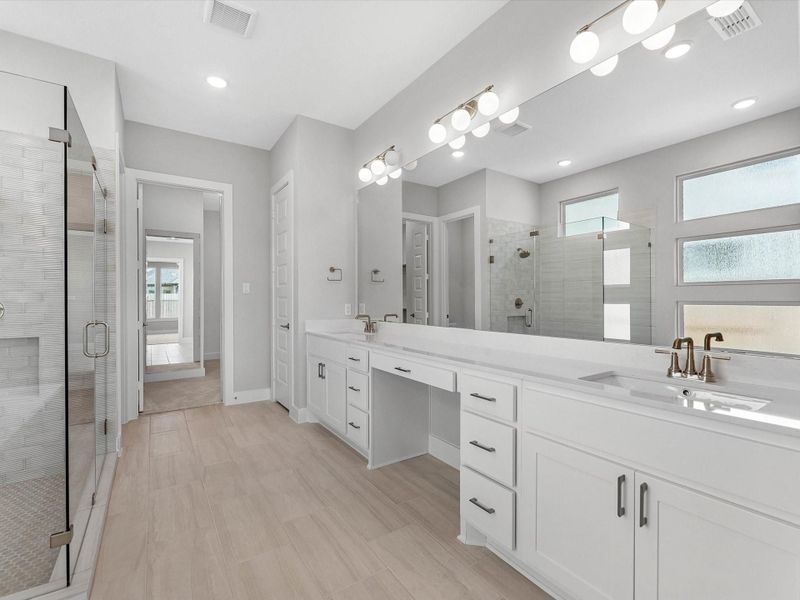 Furnished interior view inside a new home in Cross Creek Ranch 60′, Fulshear (Image 8). Furnished interior view inside a new home in Cross Creek Ranch 60′, Fulshear (Image 8).