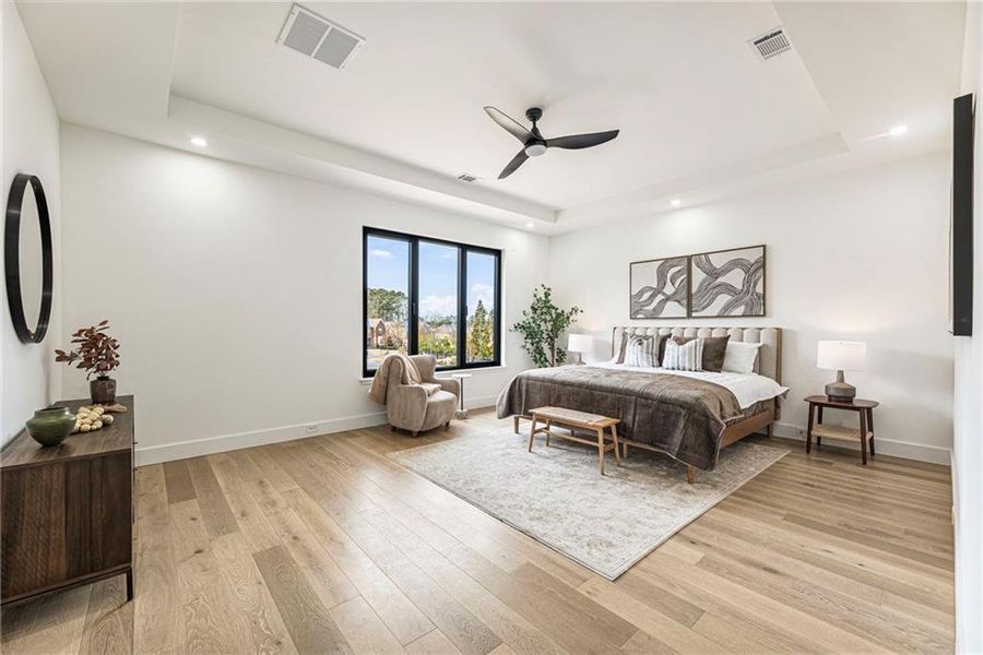 Furnished interior view inside a new home in , Suwanee (Image 5).