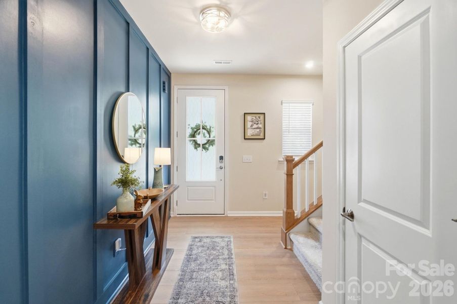 Custom accent wall that is simple, yet stunning!