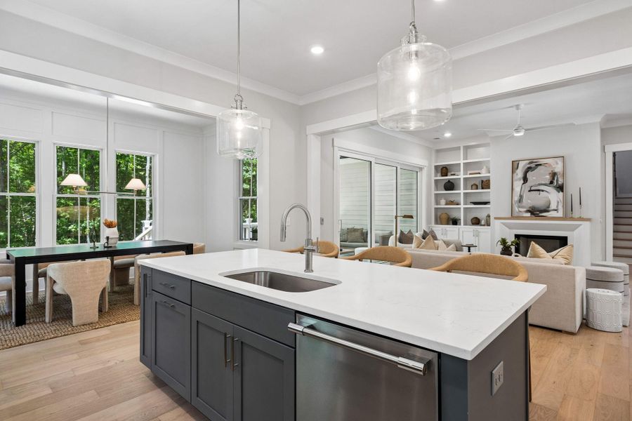 Furnished interior view inside a new home in , Charleston (Image 11).