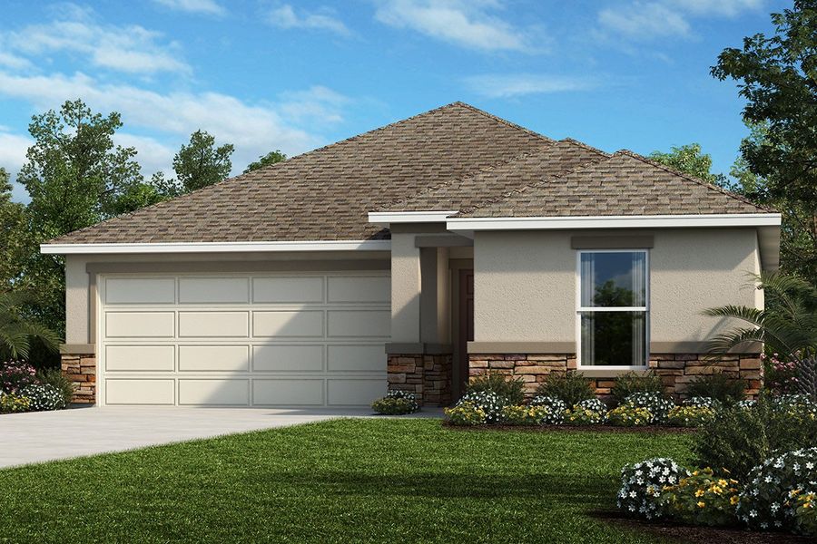Exterior A with optional stone Exterior A with optional stone