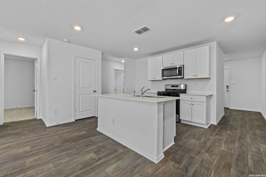 Furnished interior view inside a new home in Riverstone at Westpointe, San Antonio (Image 8).