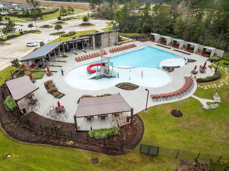 Community pool! They are building a baseball field and beer garden as well. Community pool! They are building a baseball field and beer garden as well.