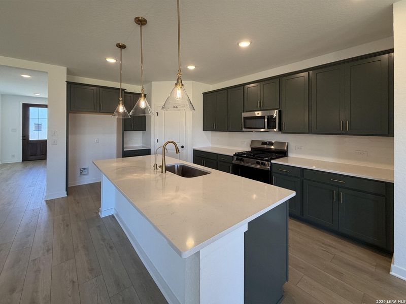 Furnished interior view inside a new home in Nopal Valley, San Antonio (Image 5).