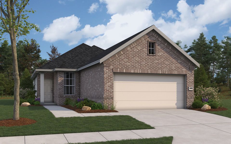 Rendering of floor plan. Colors and features may differ from shown representation.