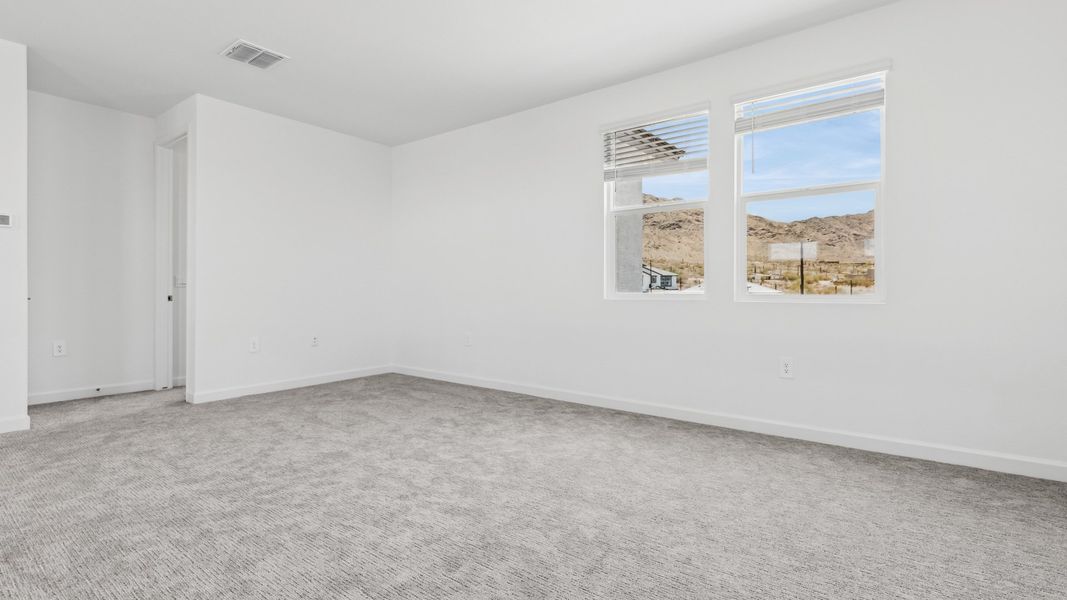 Representative unfurnished interior of a home built from the Phoenician by D.R. Horton in The Ridge at Stone Butte, Phoenix (Image 27). Representative unfurnished interior of a home built from the Phoenician by D.R. Horton in The Ridge at Stone Butte, Phoenix (Image 27).