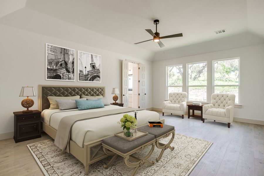 Representative furnished interior of a home built from the The Houston by Kenmark Homes in Cotten Creek, Azle (Image 7). Representative furnished interior of a home built from the The Houston by Kenmark Homes in Cotten Creek, Azle (Image 7).