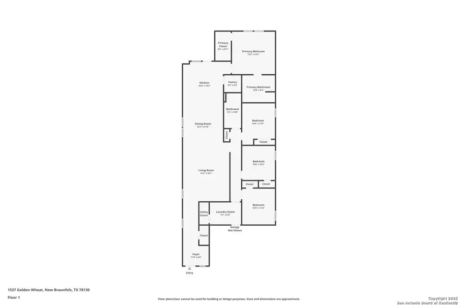 2D floor plan layout of this home in Meadows at Clear Springs, New Braunfels, TX (Image 4). 2D floor plan layout of this home in Meadows at Clear Springs, New Braunfels, TX (Image 4).