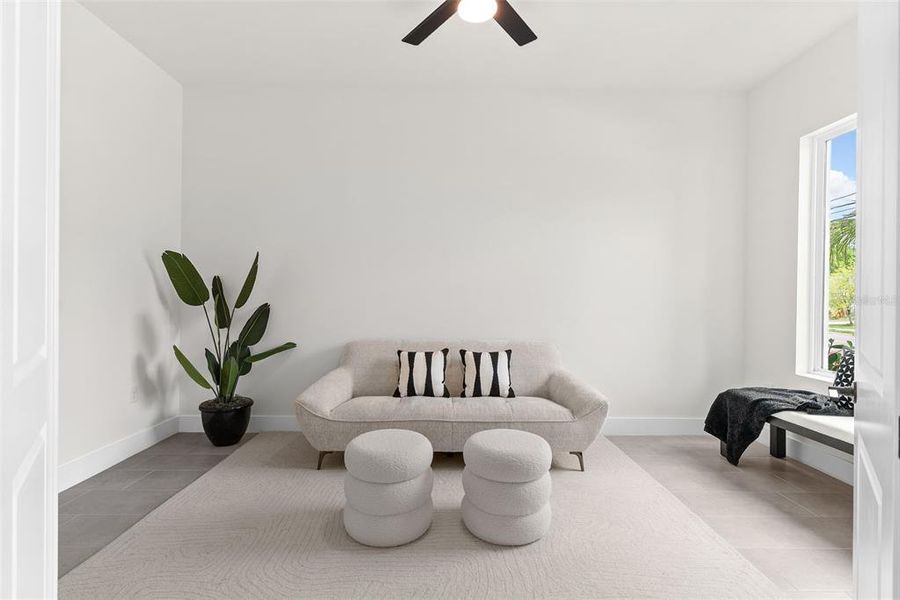 Furnished interior view inside a new home in , Tampa (Image 9). Furnished interior view inside a new home in , Tampa (Image 9).
