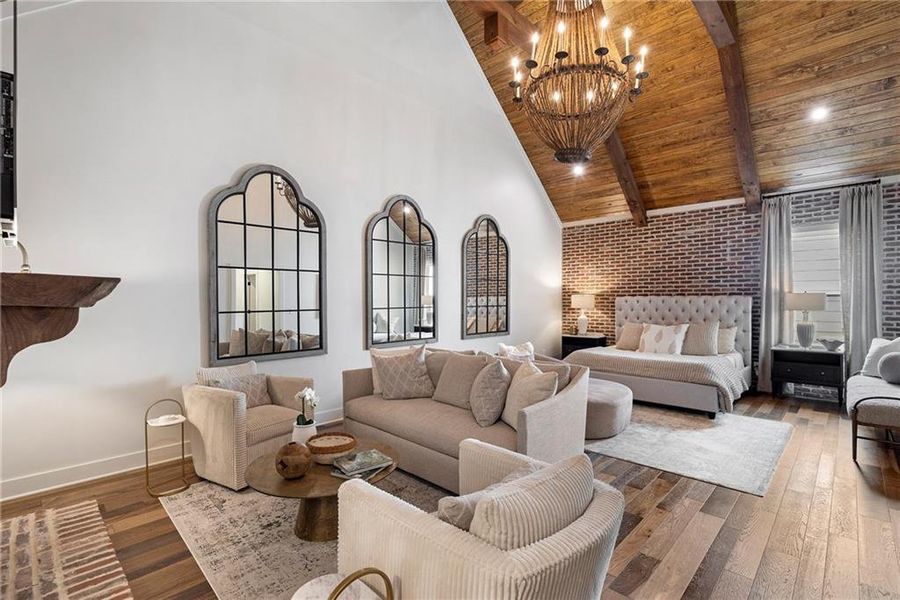 Furnished interior view inside a new home in , Canton (Image 34).