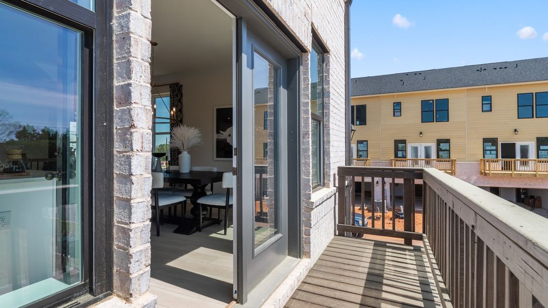 Representative furnished interior of a home built from the Seaton by DRB Homes in Barrett Pointe, Kennesaw (Image 14).
