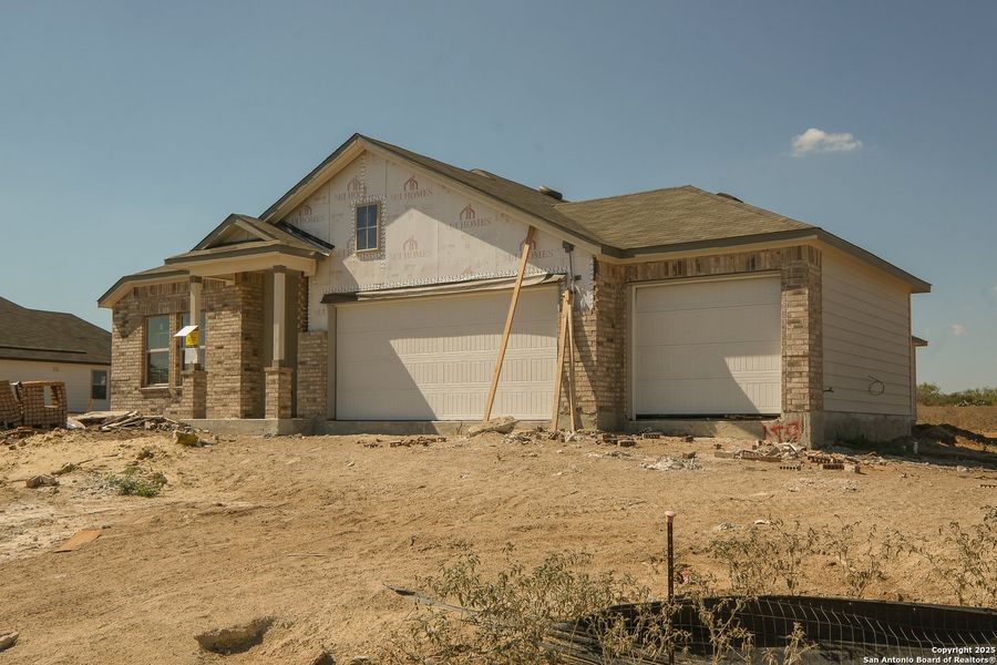 Exterior details and patio area of a home in Chaparral Ranch, Floresville (Image 3). Exterior details and patio area of a home in Chaparral Ranch, Floresville (Image 3).