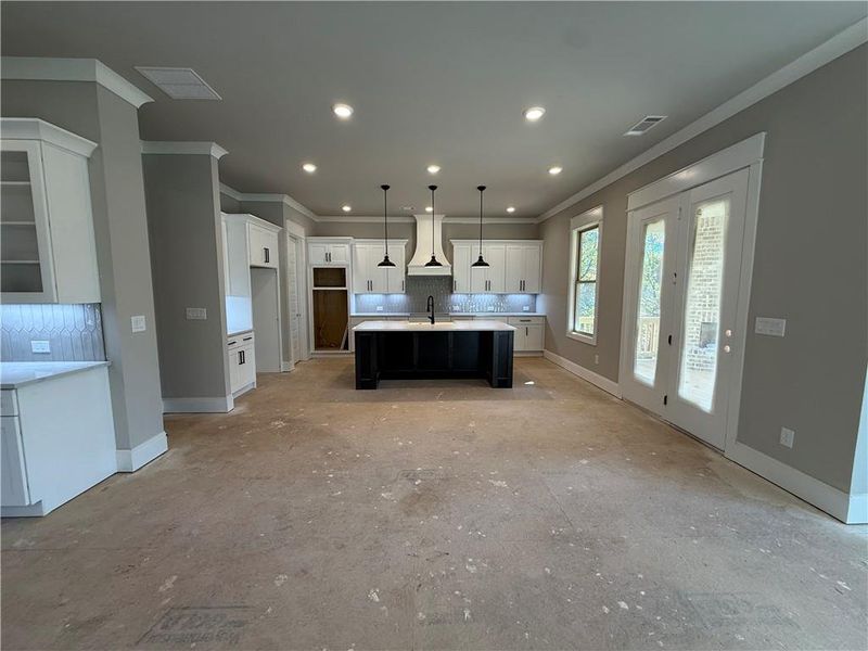 In-progress construction of a new home in , Jefferson, GA (Image 36).