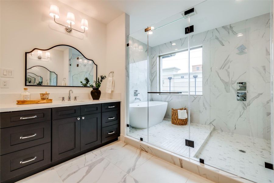 Furnished interior view inside a new home in , Houston (Image 10).