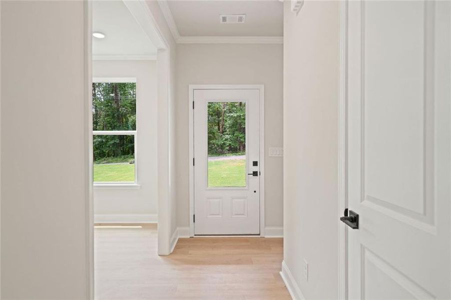 Spacious, unfurnished interior of a new home in , White (Image 15). Spacious, unfurnished interior of a new home in , White (Image 15).