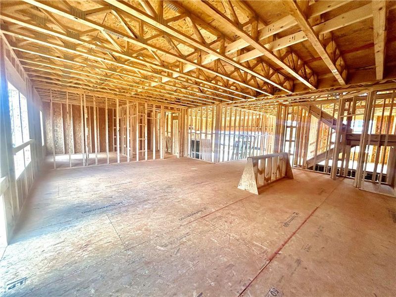 In-progress construction of a new home in The Pointe at Heron Bay, Locust Grove, GA (Image 5).