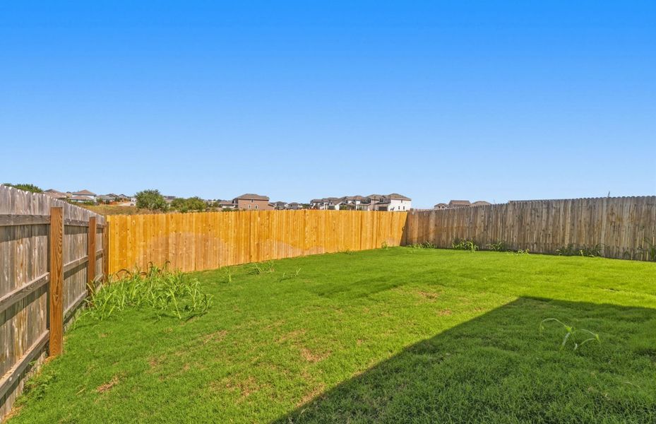 Exterior details and patio area of a home in Sonterra, Jarrell (Image 4).