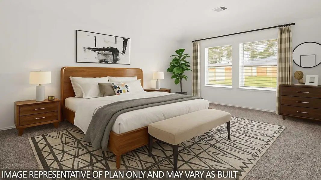 Furnished interior view inside a new home in Grand Pines, Magnolia (Image 11).