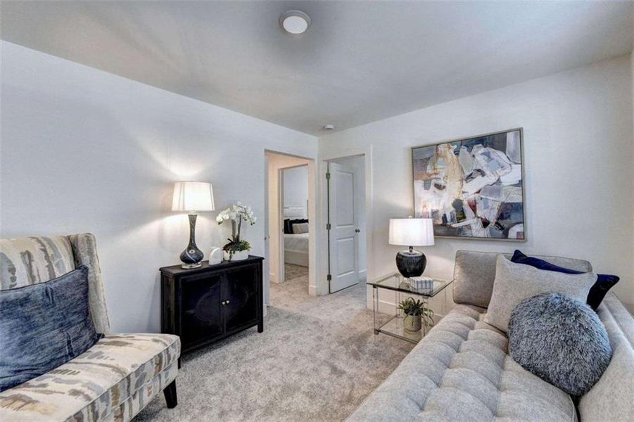 Furnished interior view inside a new home in , Conyers (Image 13). Furnished interior view inside a new home in , Conyers (Image 13).