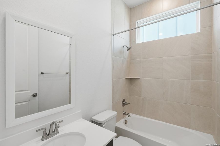 Furnished interior view inside a new home in Prominence, San Antonio (Image 8).