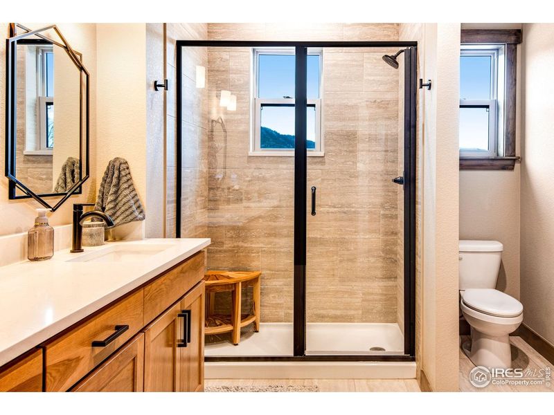 Furnished interior view inside a new home in , Estes Park (Image 13).