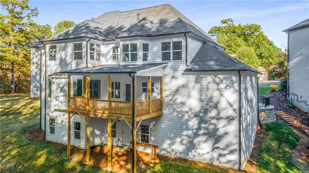 Exterior details and patio area of a home in , Gainesville (Image 3).