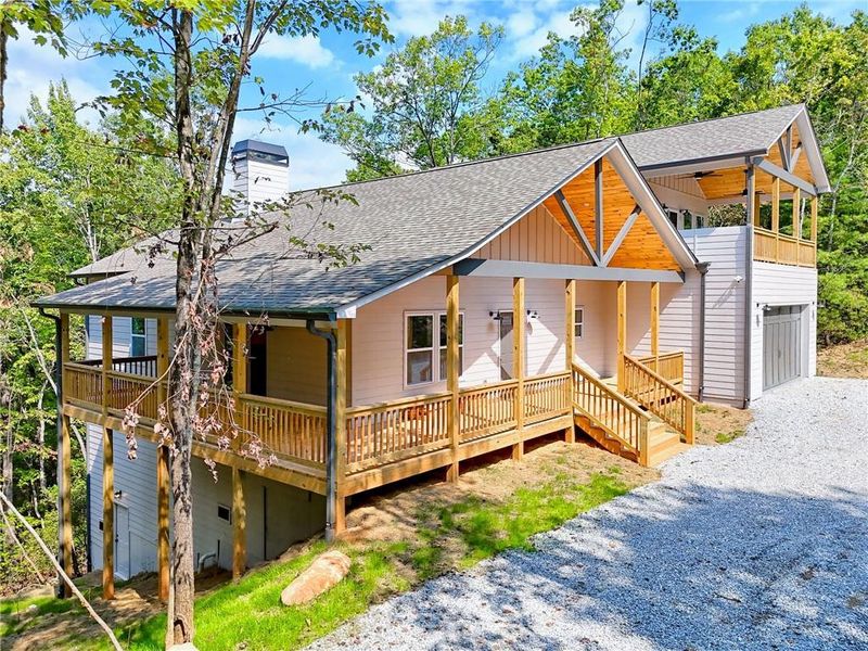 Front exterior of a new home in , Clayton, GA, highlighting curb appeal (Image 39).