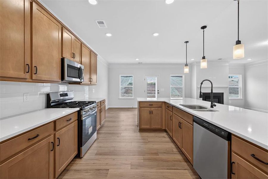 Furnished interior view inside a new home in Jones Ridge, Dallas (Image 7).
