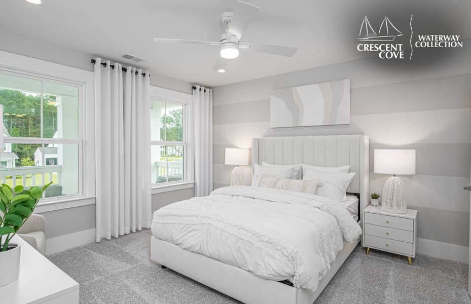 Representative furnished interior of a home built from the Woodward - Waterway Collection by Pulte Homes in Crescent Cove, Myrtle Beach (Image 22).