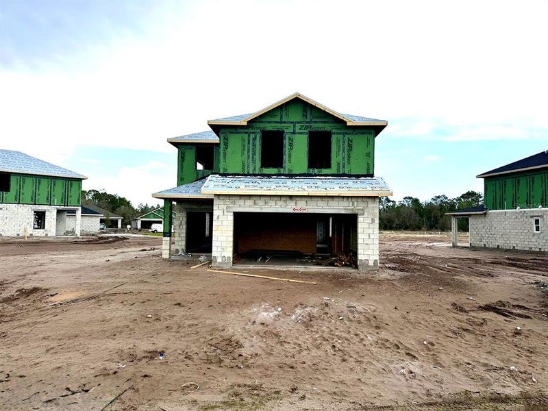 In-progress construction of a new home in , St. Cloud, FL (Image 8).