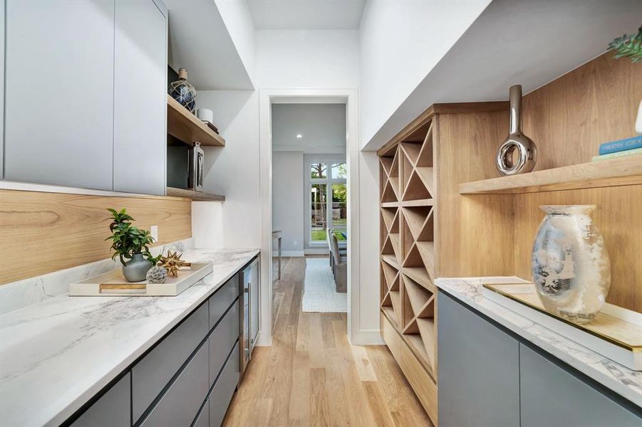 Furnished interior view inside a new home in , Dallas (Image 12).