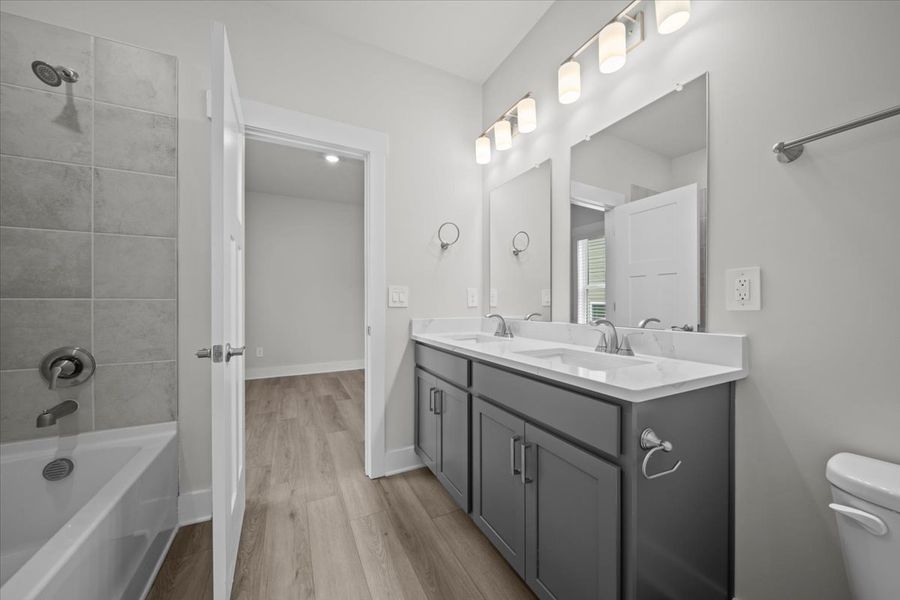 Furnished interior view inside a new home in Cedar Shoals - Signature Collection, Piedmont (Image 4).