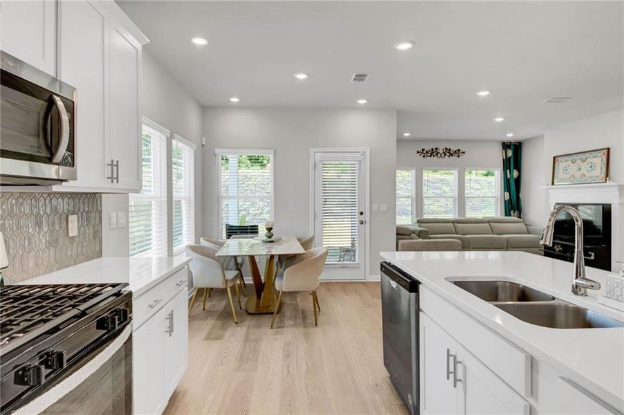 Furnished interior view inside a new home in , Canton (Image 11).