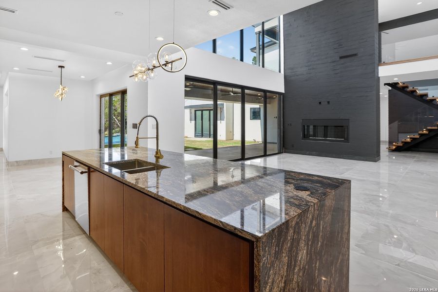 Furnished interior view inside a new home in , San Antonio (Image 9).