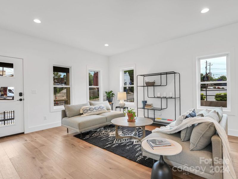 Furnished interior view inside a new home in , Asheville (Image 5). Furnished interior view inside a new home in , Asheville (Image 5).