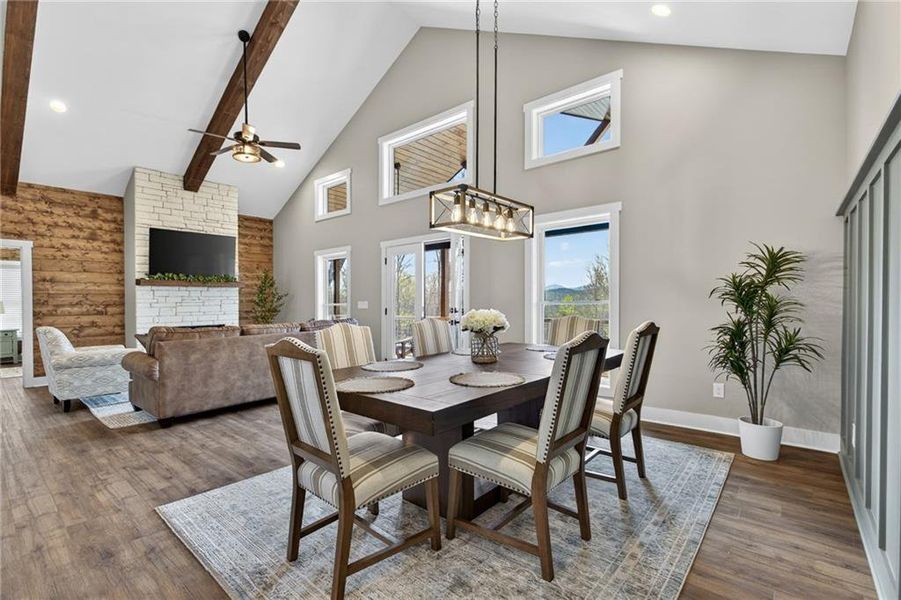 Furnished interior view inside a new home in , Morganton (Image 17). Furnished interior view inside a new home in , Morganton (Image 17).