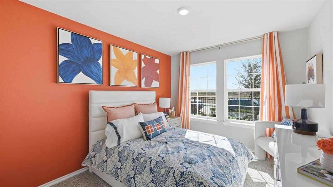 Furnished interior view inside a new home in Lonestar at Liberty Trails, Fort Worth (Image 35).