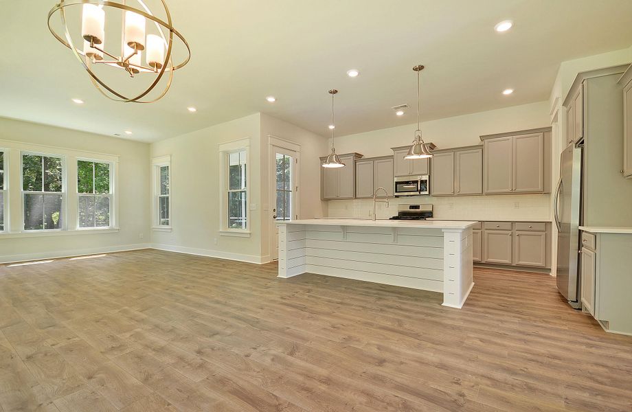 Furnished interior view inside a new home in Heron's Walk at Summers Corner: Row Collection, Summerville (Image 5). Furnished interior view inside a new home in Heron's Walk at Summers Corner: Row Collection, Summerville (Image 5).