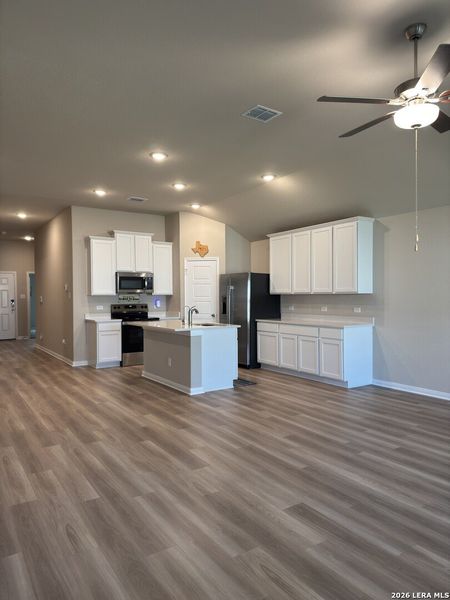Furnished interior view inside a new home in Greenspoint Heights, Seguin (Image 7). Furnished interior view inside a new home in Greenspoint Heights, Seguin (Image 7).