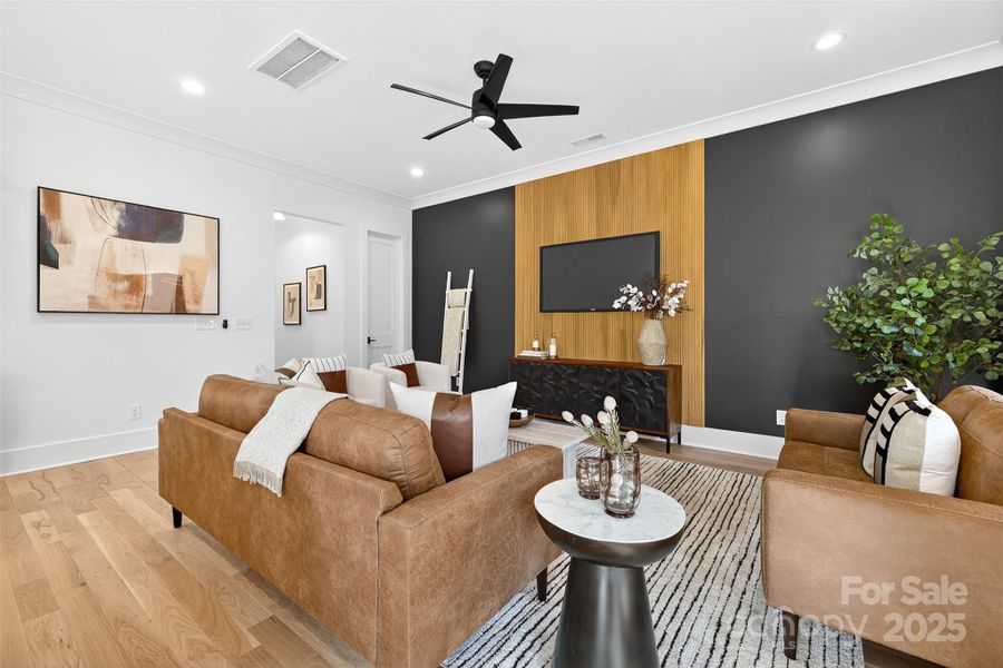 Furnished interior view inside a new home in , Charlotte (Image 27).